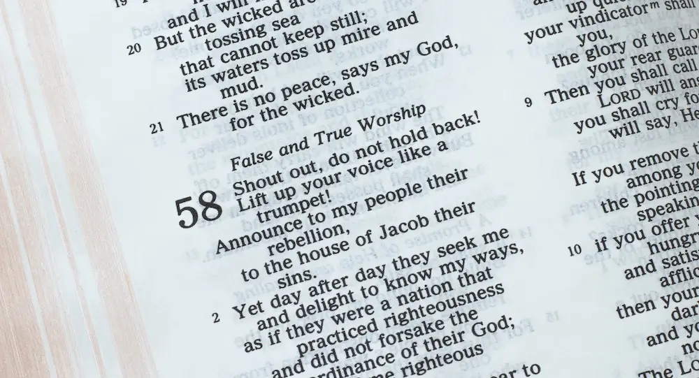 Isiaah 58